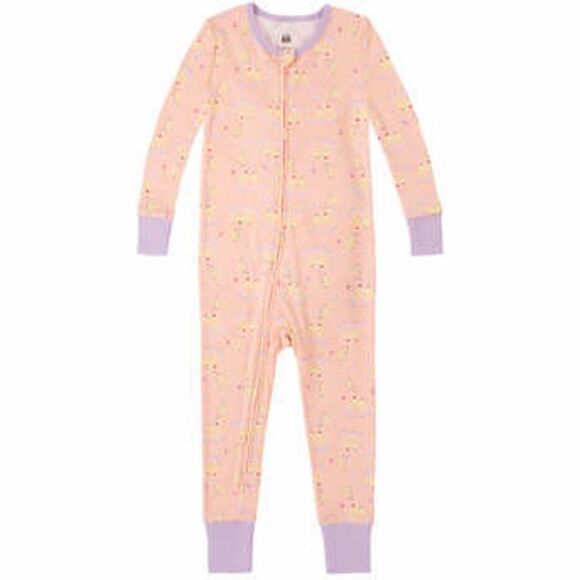 3-pack Kids Headquarters Kids' Cotton Sleepers, Giraffe - Picture 4 of 7